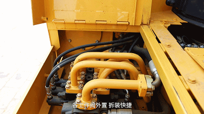 各工作阀外置，拆装快捷