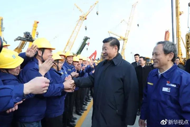 习近平总书记考察江苏徐工